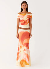 Moka Maxi Skirt Mimosa Blossom