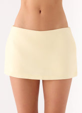Mirna Micro Skort Lemon Yellow