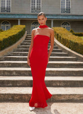 Under The Pagoda Maxi Dress Red