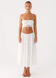 Evi Halterneck Top Ivory