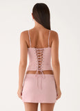 Ayella Bustier Top Pink