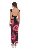 Floral Maxi Skirt in Pink
