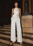 Samuel Low Rise Suiting Pants White