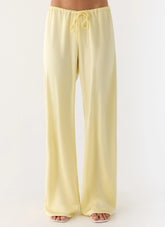 Deacon Low Rise Pants Yellow