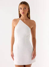 Willa Rose Mini Dress White