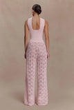 Glinda Crochet Pants Baby Pink