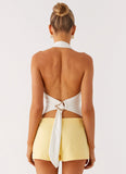 No Rush Top White