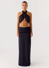 Elisabetta Maxi Skirt Black