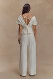 Rayne Wide Leg Denim Jeans White
