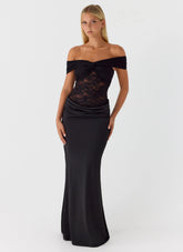 Either Way Maxi Dress Black
