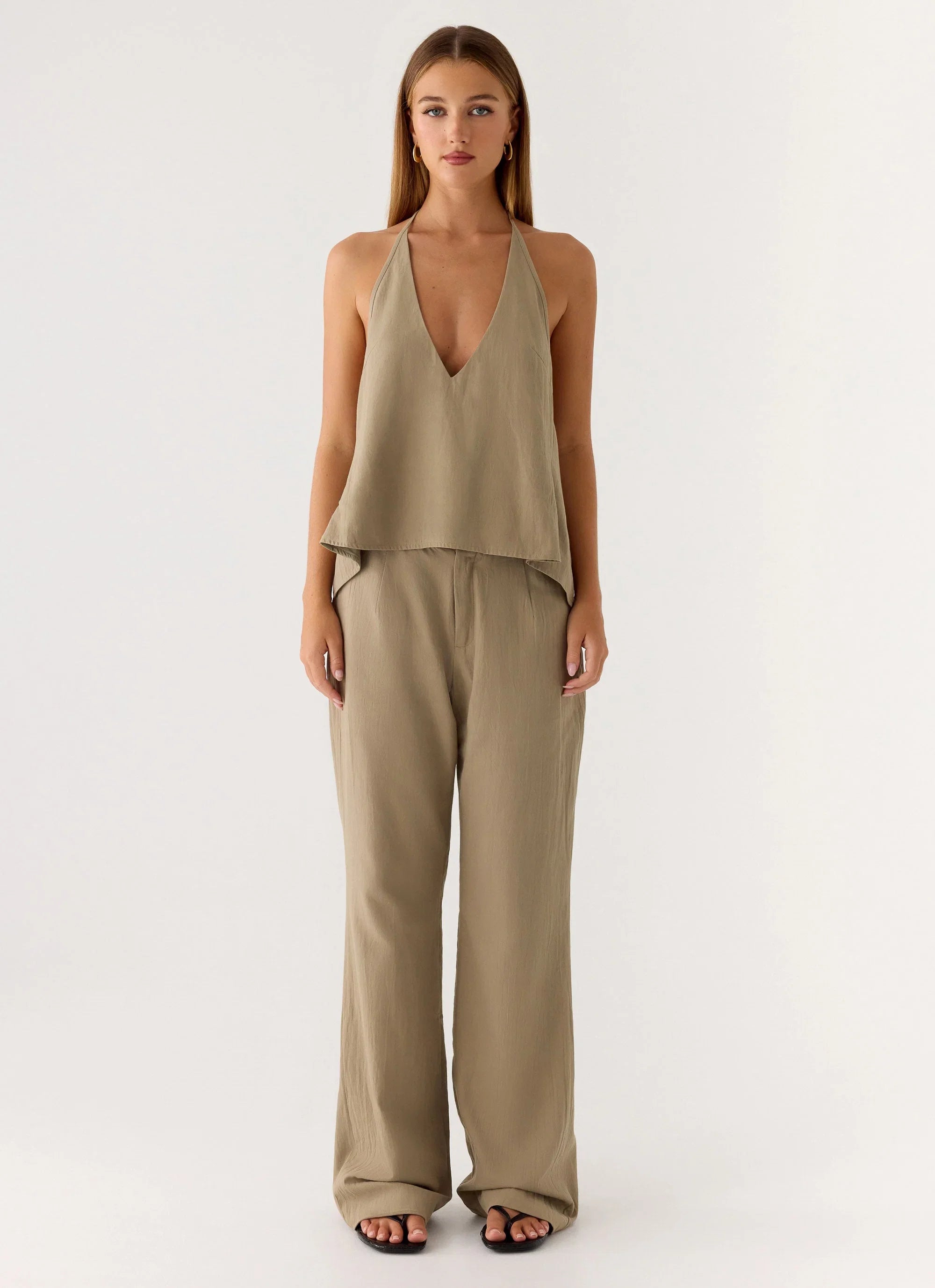 Josephina Pant Sand Brown