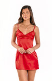 Honey Red Mini Dress