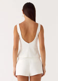 Lulita Belted Shorts White