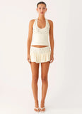 Vegas Nights Halter Neck Top Yellow