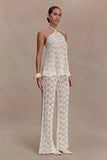 Glinda Crochet Pants Ivory