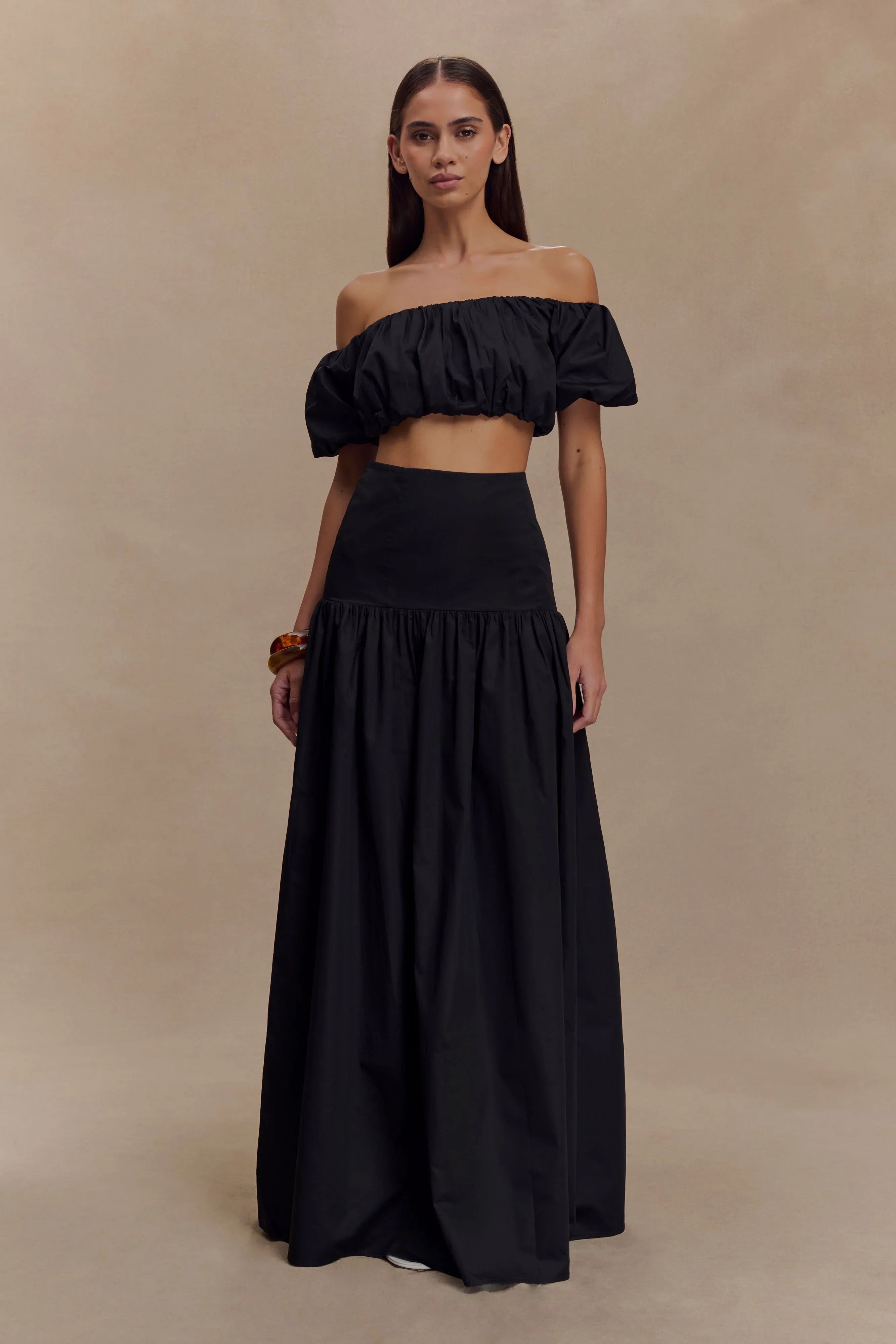 Autumn Maxi Skirt Black