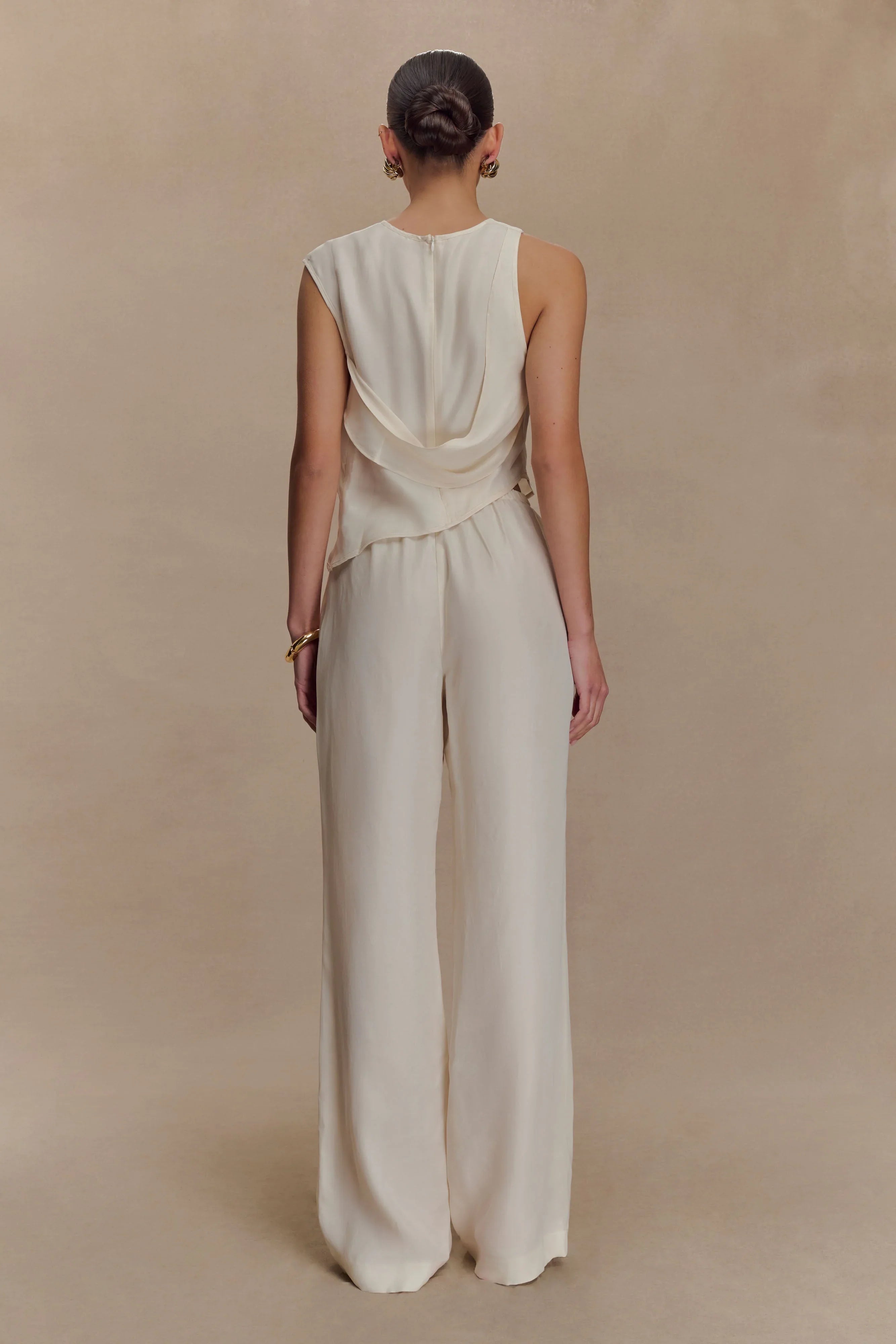 Violeta Asymmetric Top Ivory