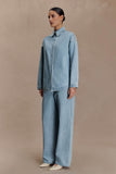 Lioda Oversized Denim Shirt 80S Blue