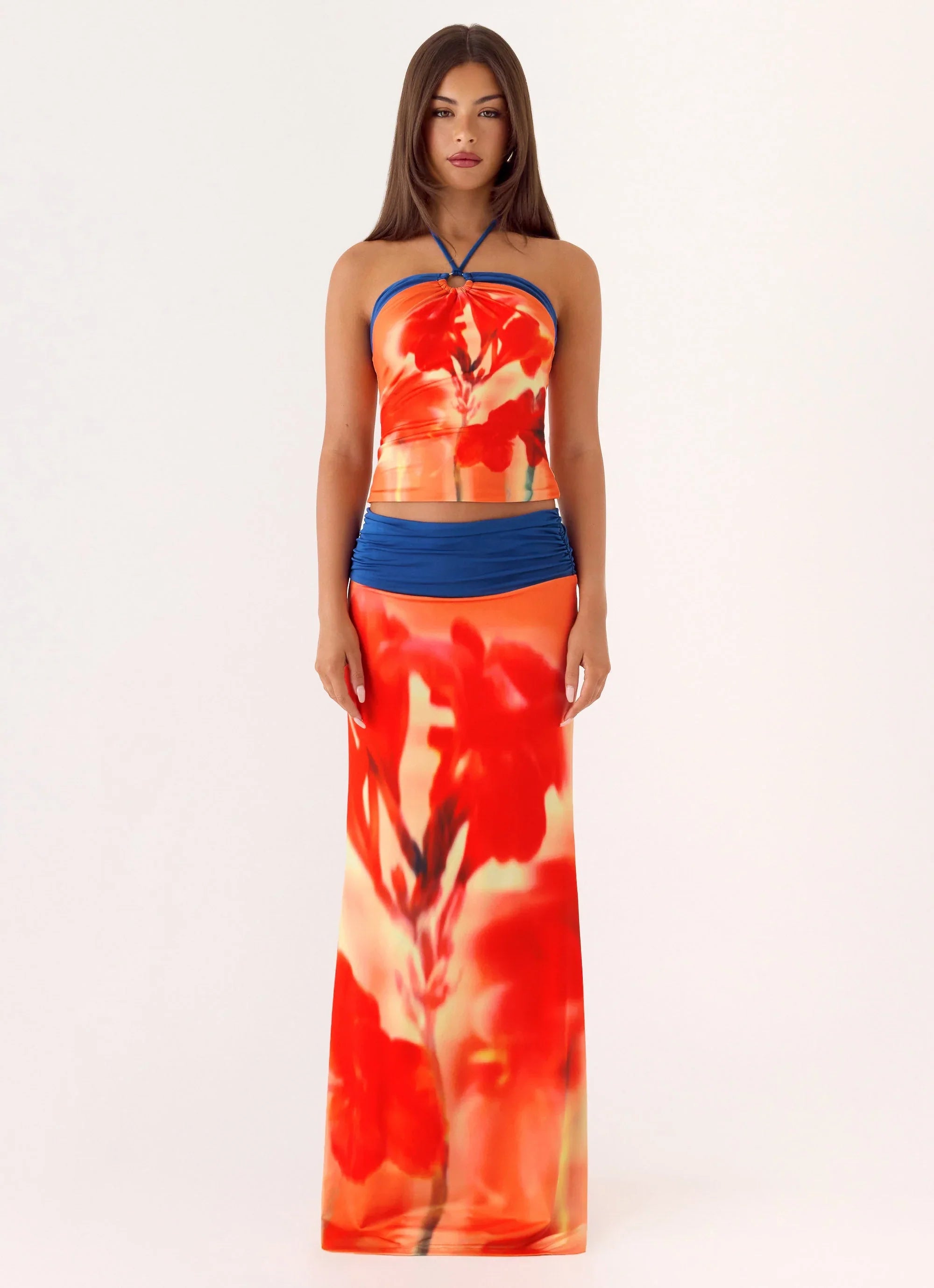 Fraser Halter Top Sunburnt Petal