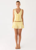 Aberley Top Yellow