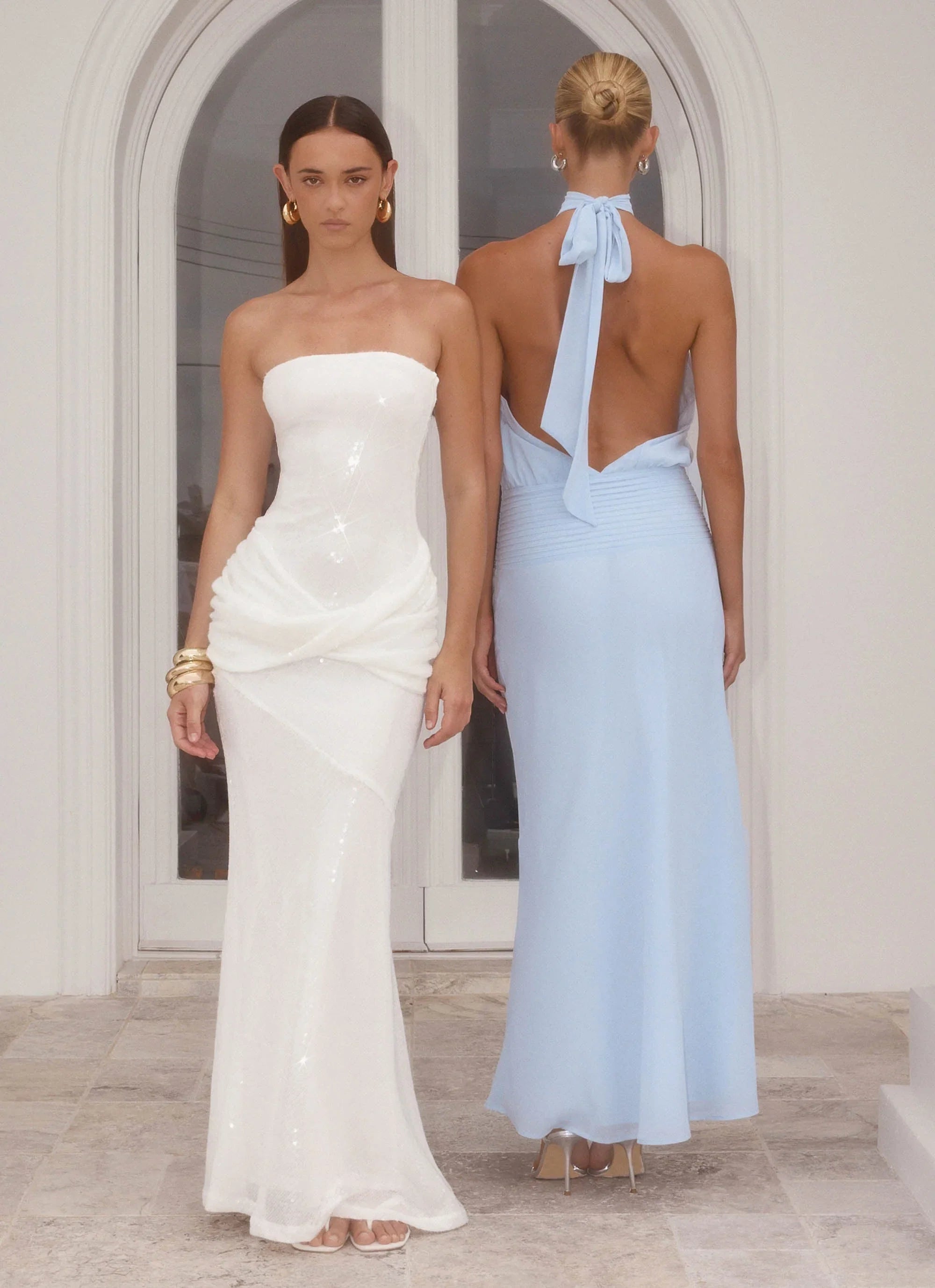 Lalia Maxi Dress Pale Blue