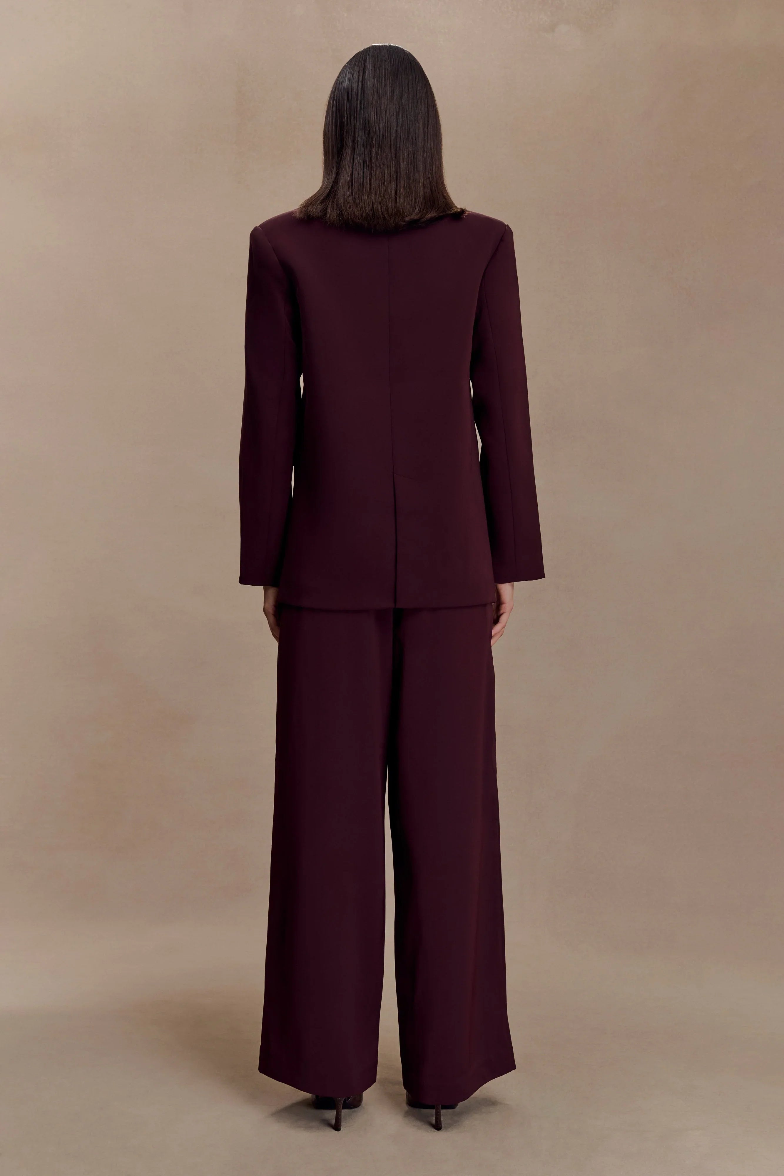 Mateo Oversized Blazer Mahogany