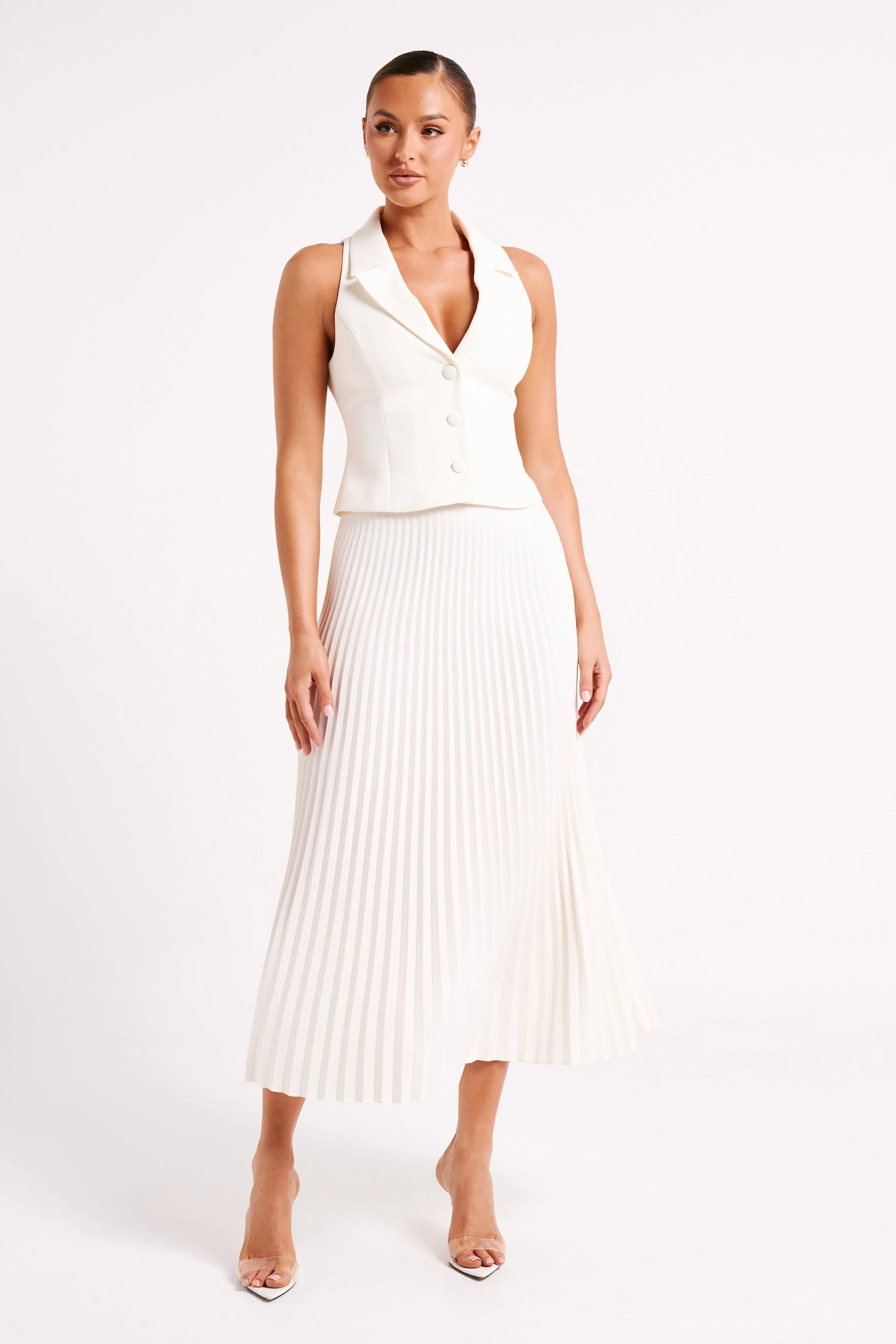 Mura Suiting Vest Ivory