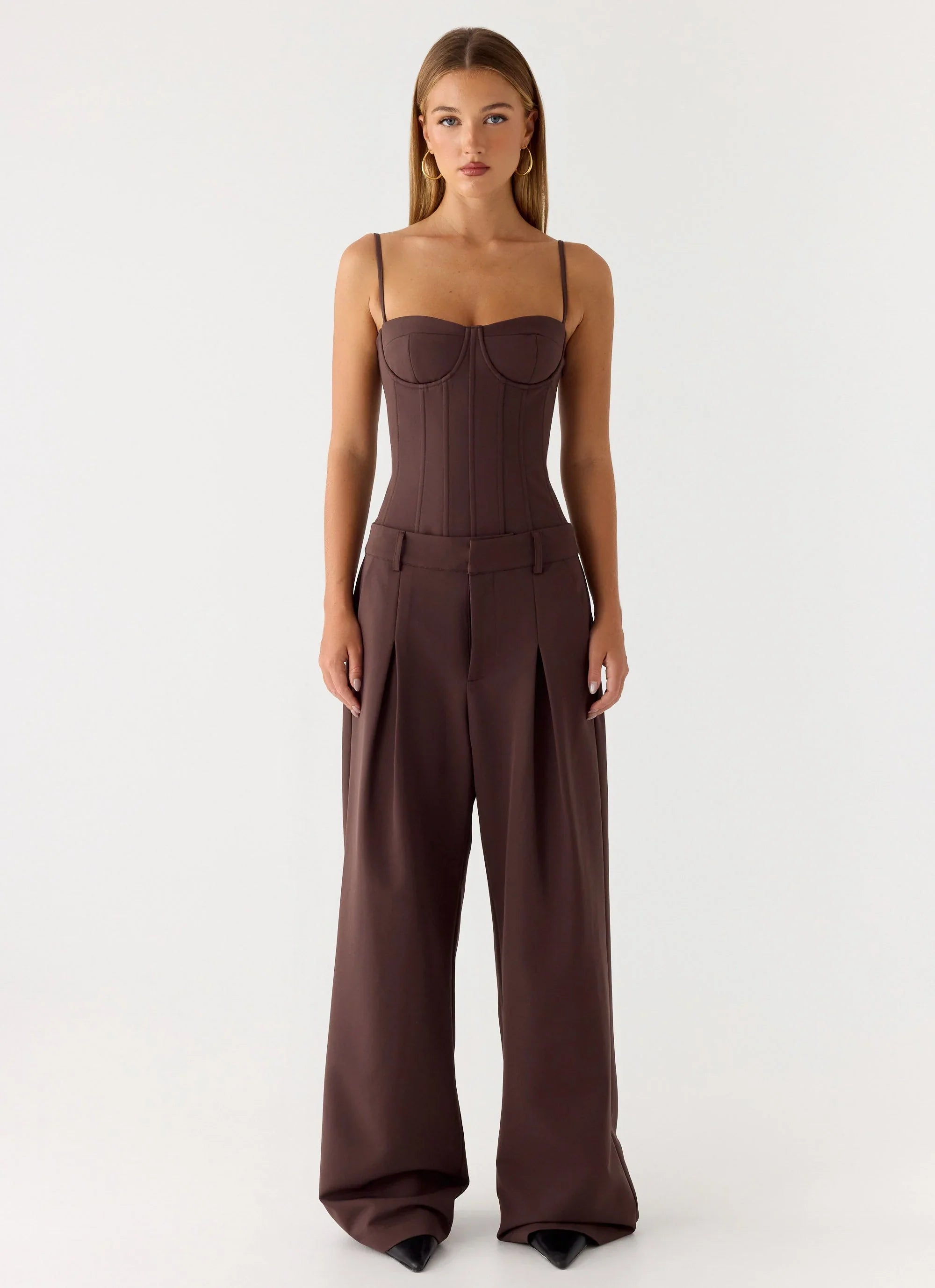 Ania Corset Top Chocolate
